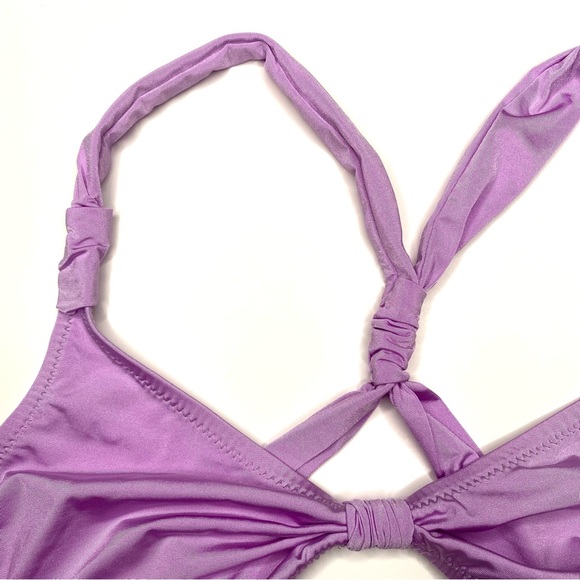 J. Crew Lilac Satin Bikini Top - Picture 3 of 9
